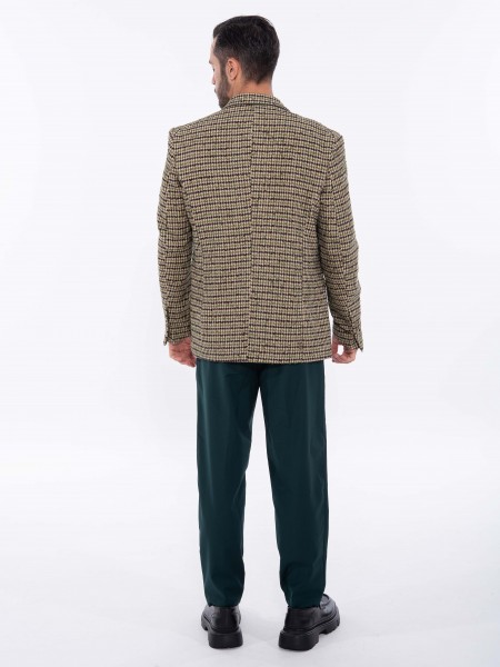 XAGON MAN Σακάκι καρό 2PGOPUL Μπεζ - Πράσινο - Καφέ XAGON MAN - 7