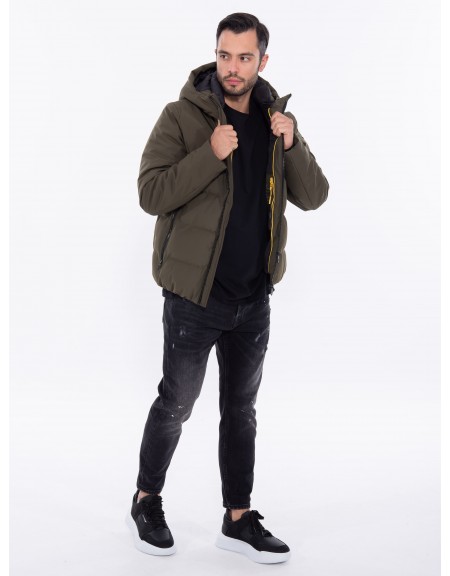 OVER-D Μπουφάν OE1F2W3J11 Λαδί OVER-D - 8