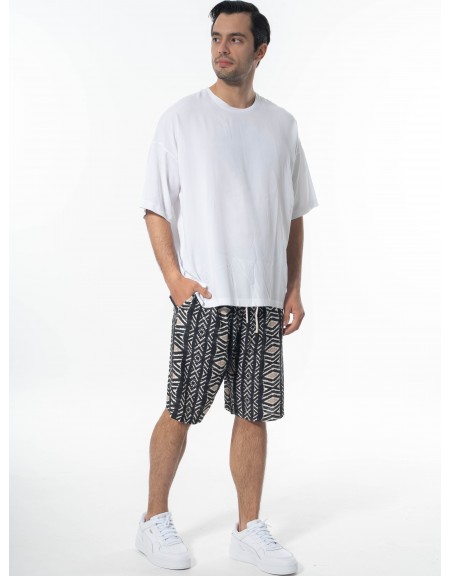 NINETEEN T-shirt K24-1061 Λευκό NINETEEN - 8