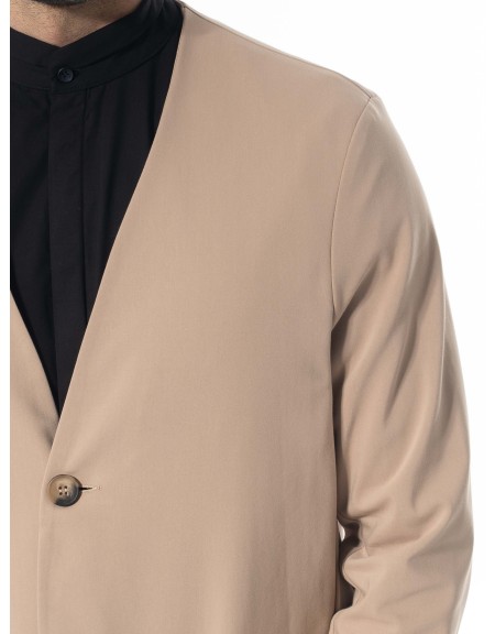 NINETEEN Σακάκι K24-1037 Μπεζ NINETEEN - 5