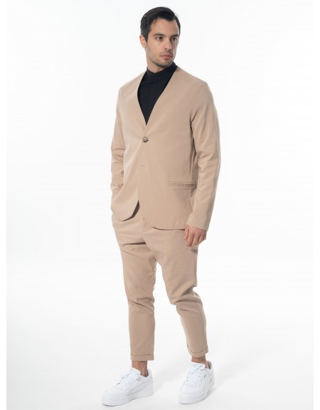 NINETEEN Σακάκι K24-1037 Μπεζ NINETEEN - 9