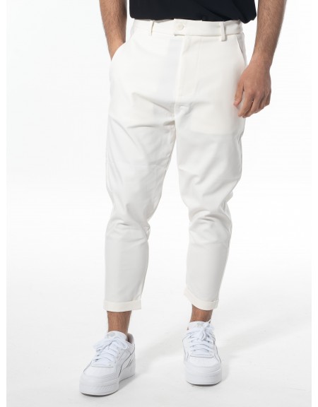 NINETEEN Chino pants K24-1035 Off-white NINETEEN - 1