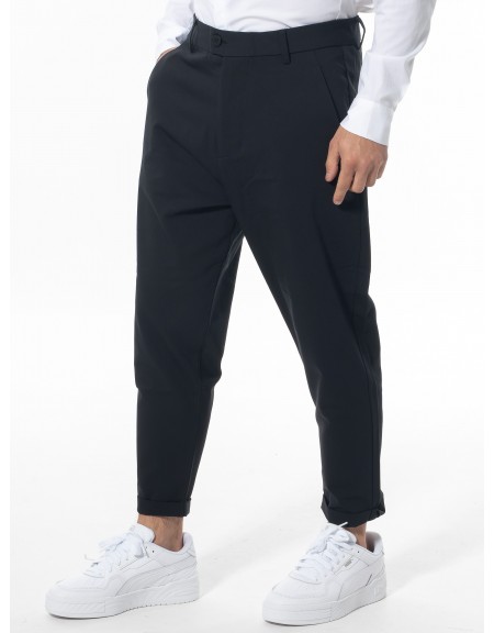 NINETEEN Chino Pants K24-1035 Black NINETEEN - 3