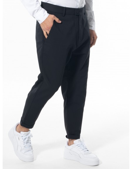 NINETEEN Chino Pants K24-1035 Black NINETEEN - 4