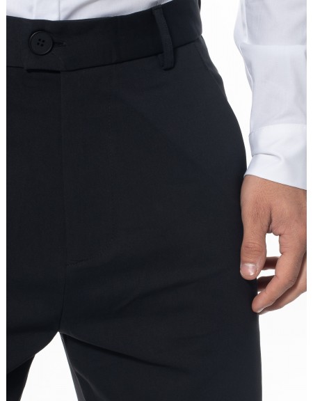 NINETEEN Chino Pants K24-1035 Black NINETEEN - 5