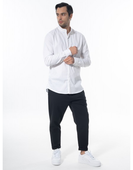 NINETEEN Chino Pants K24-1035 Black NINETEEN - 8