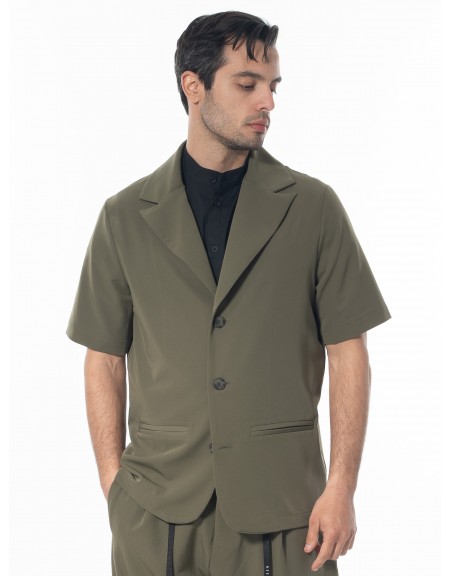 NINETEEN Short sleeve jacket K24-1031 Khaki NINETEEN - 10