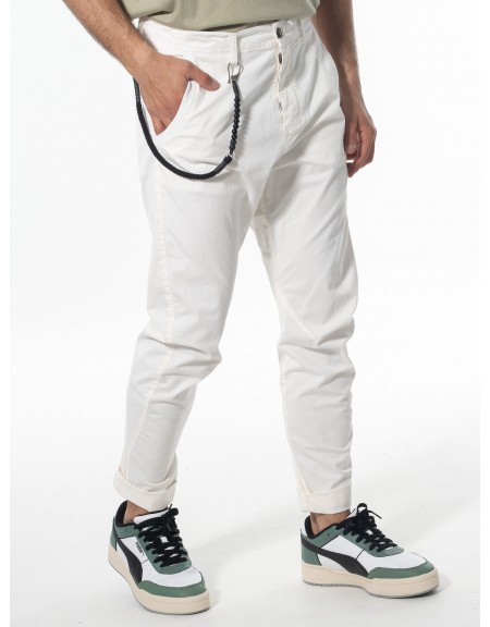 XAGON MAN Παντελόνι πεντάτσεπο 2CR4033 Off-white XAGON MAN - 4