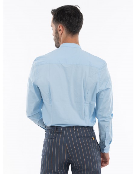 OVER-D Γιλέκο OE1S2S4I05 Μπλε - Καφέ OVER-D - 9