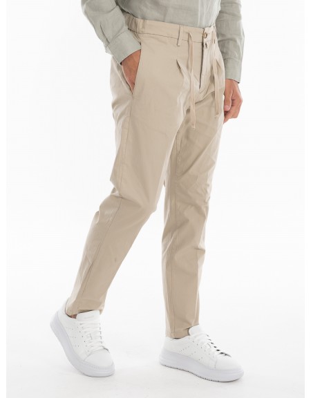 OVER-D Παντελόνι OE1S2S4P02 Μπεζ OVER-D - 3