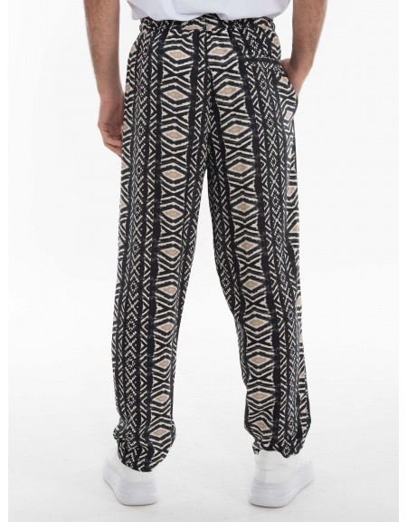 XAGON MAN Linen pants 1ZXAG83 Black XAGON MAN - 4