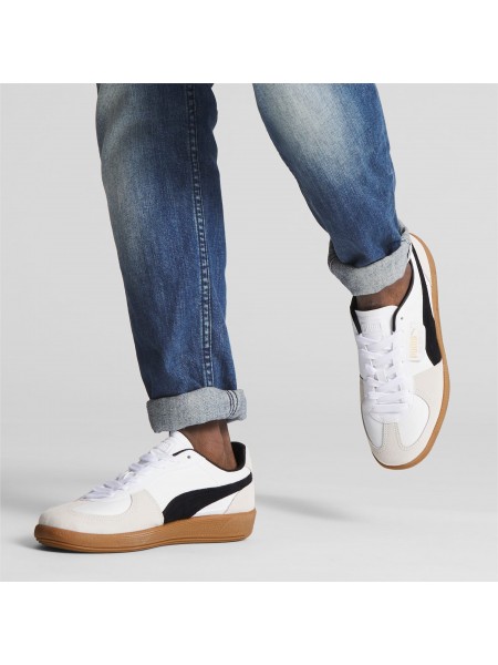 PUMA Sneaker shoe 396464 01 Palermo Lth PRIME LOW White - Beige PUMA - 4