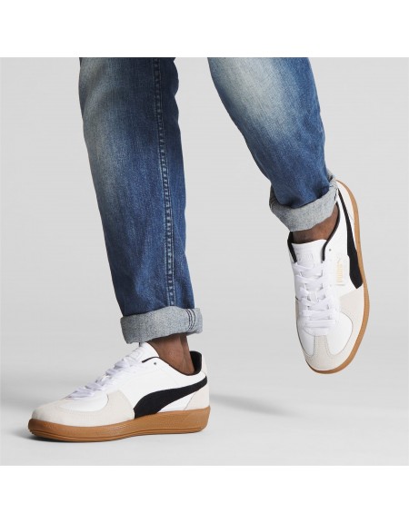 PUMA Sneaker shoe 396464 01 Palermo Lth PRIME LOW White - Beige PUMA - 4