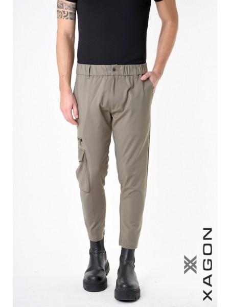 XAGON MAN Cargo Παντελόνι A24032ZPRM20 Λαδί XAGON MAN - 6