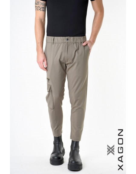 XAGON MAN Cargo Παντελόνι A24032ZPRM20 Λαδί XAGON MAN - 6