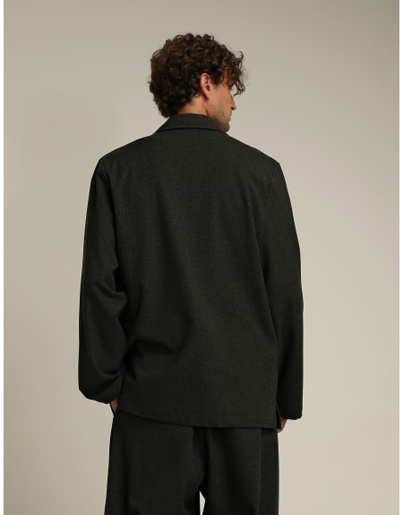 NINETEEN Cross-stitch jacket X24-1035 Black NINETEEN - 2