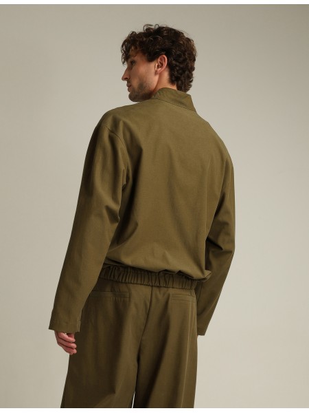 NINETEEN Jacket bomber X24-1012 Χακί NINETEEN - 1