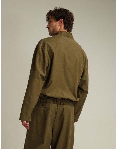 NINETEEN Jacket bomber X24-1012 Χακί NINETEEN - 1