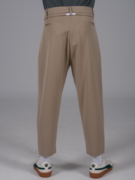 NINETEEN Παντελόνι X24-1004 Μπεζ NINETEEN - 2