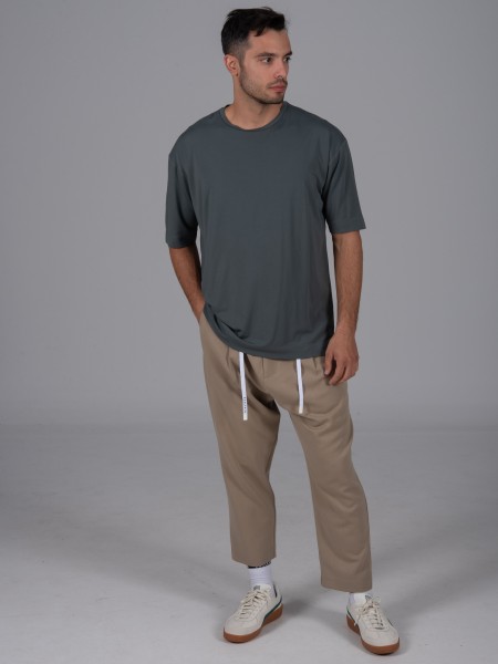 NINETEEN Παντελόνι X24-1004 Μπεζ NINETEEN - 4