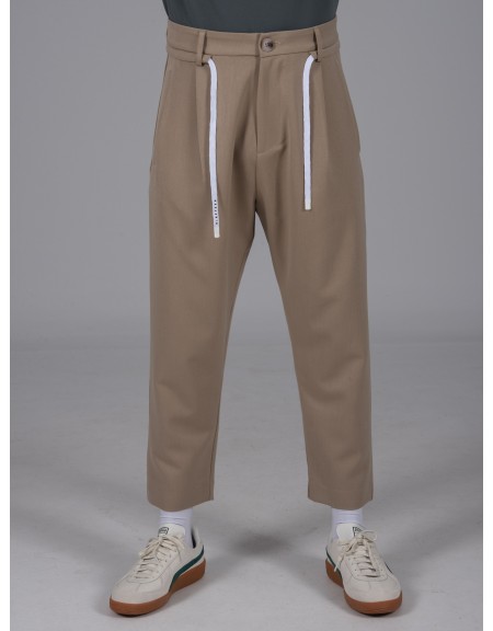 NINETEEN Παντελόνι X24-1004 Μπεζ NINETEEN - 6