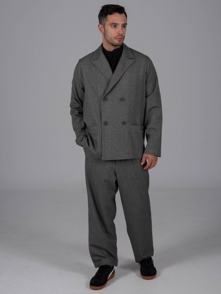 NINETEEN Παντελόνι X24-1036 Γκρι NINETEEN - 3