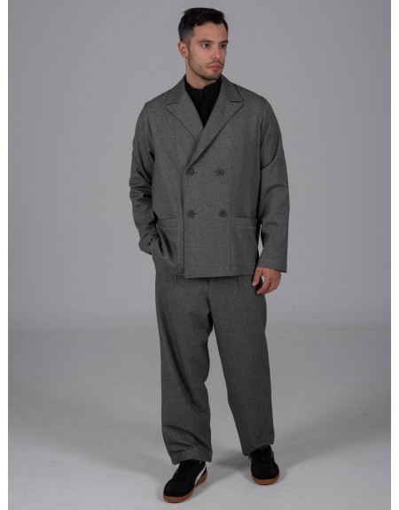 NINETEEN Παντελόνι X24-1036 Γκρι NINETEEN - 3