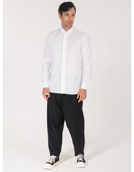 NINETEEN Πουκάμισο K25-1014 Λευκό NINETEEN - 1