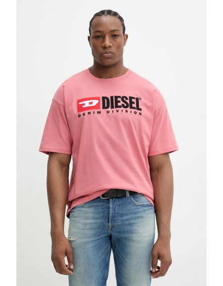 DIESEL T-shirt A14943-0GRAI-3BU T-BOXT-DIVT-SHRT Σάπιο μήλο DIESEL - 4