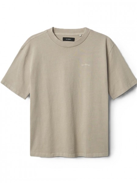 GABBA T-shirt - Φούτερ κοντομάνικο NIGEL WIX BOXY HOUR SS 11141 Μπεζ GABBA - 1