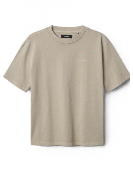 GABBA T-shirt - Φούτερ κοντομάνικο NIGEL WIX BOXY HOUR SS 11141 Μπεζ GABBA - 1