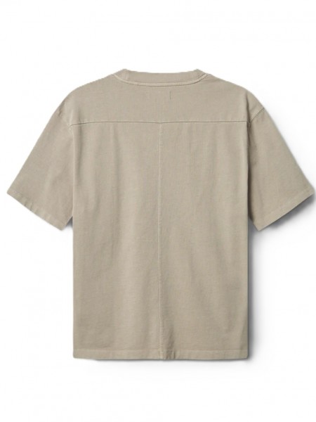 GABBA T-shirt - Φούτερ κοντομάνικο NIGEL WIX BOXY HOUR SS 11141 Μπεζ GABBA - 2