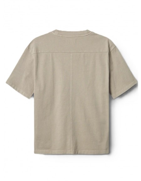 GABBA T-shirt - Φούτερ κοντομάνικο NIGEL WIX BOXY HOUR SS 11141 Μπεζ GABBA - 2