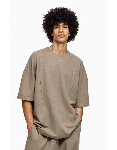 DIVERSE T-shirt 25547286434 Λαδί DIVERSE - 1