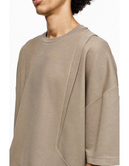 DIVERSE T-shirt 25547286434 Λαδί DIVERSE - 4