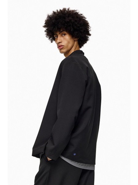 DIVERSE Πουκάμισο mao 25546873428 Μαύρο DIVERSE - 3