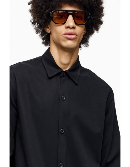 DIVERSE Πουκάμισο 25546813432 Μαύρο DIVERSE - 2