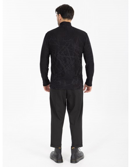 1.IX Lupeto T-shirt X25-1.IX1009 Black NINETEEN - 6