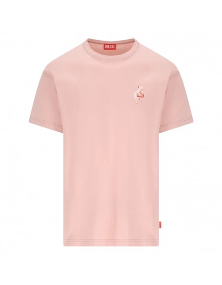 DIESEL T-shirt A2205-0PLAT-33L Ροζ DIESEL - 1