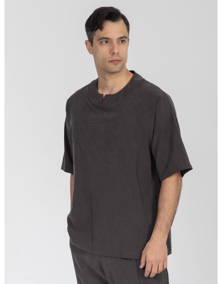 NINETEEN T-shirt K26-1013 Ανθρακί NINETEEN - 1