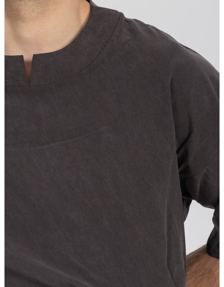 NINETEEN T-shirt K26-1013 Ανθρακί NINETEEN - 3