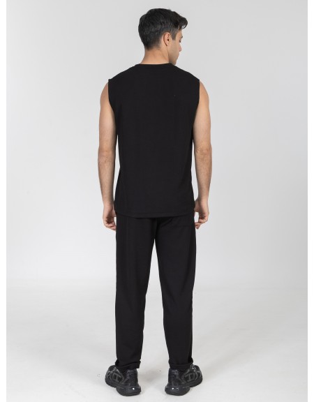 DIVERSE Sleeveless T-shirt 26047-081-533 Black DIVERSE - 5