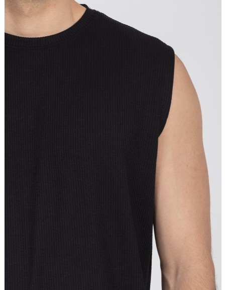 DIVERSE T-shirt αμάνικο 26047-081-533 Μαύρο DIVERSE - 3