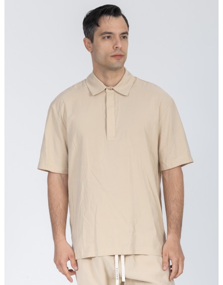 NINETEEN Polo shirt K26-1026 Beige NINETEEN - 7