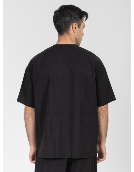 NINETEEN Short sleeve shirt K26-1062 Black NINETEEN - 2