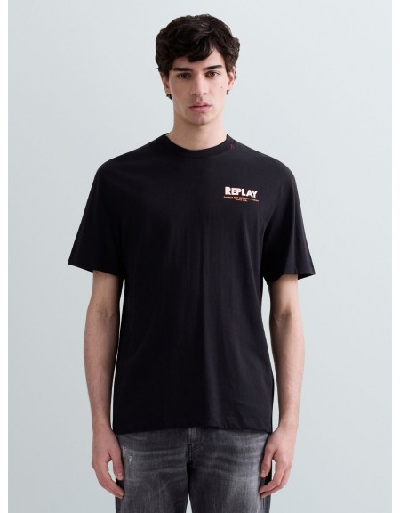 REPLAY T-shirt M3397.000.23608P Μαύρο REPLAY - 1