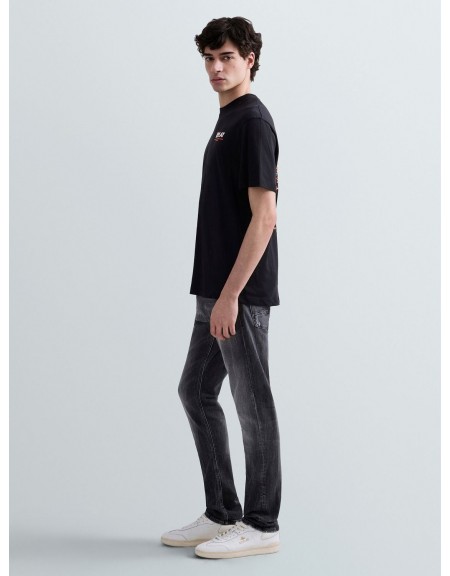 REPLAY T-shirt M3397.000.23608P Μαύρο REPLAY - 7