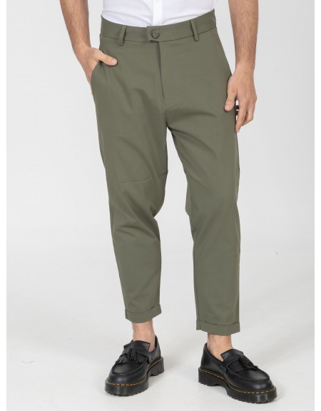 NINETEEN Pants K26-1007 Olive NINETEEN - 6
