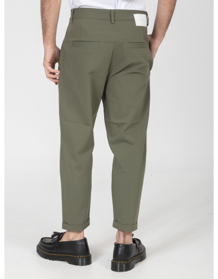 NINETEEN Pants K26-1007 Olive NINETEEN - 2