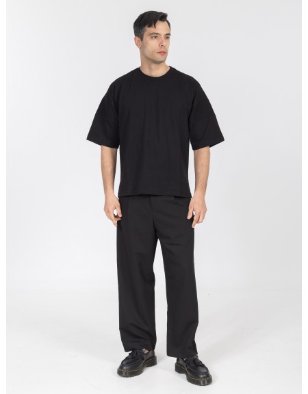 NINETEEN Pants K26-1006 Black NINETEEN - 7